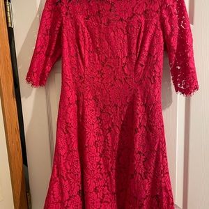 Eliza J fuschia cocktail dress above the knee. Size S. Worn once.